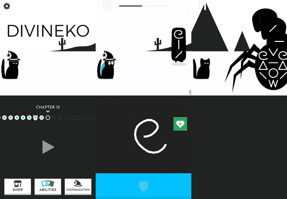 Divineko – Magic Catのゲーム画面