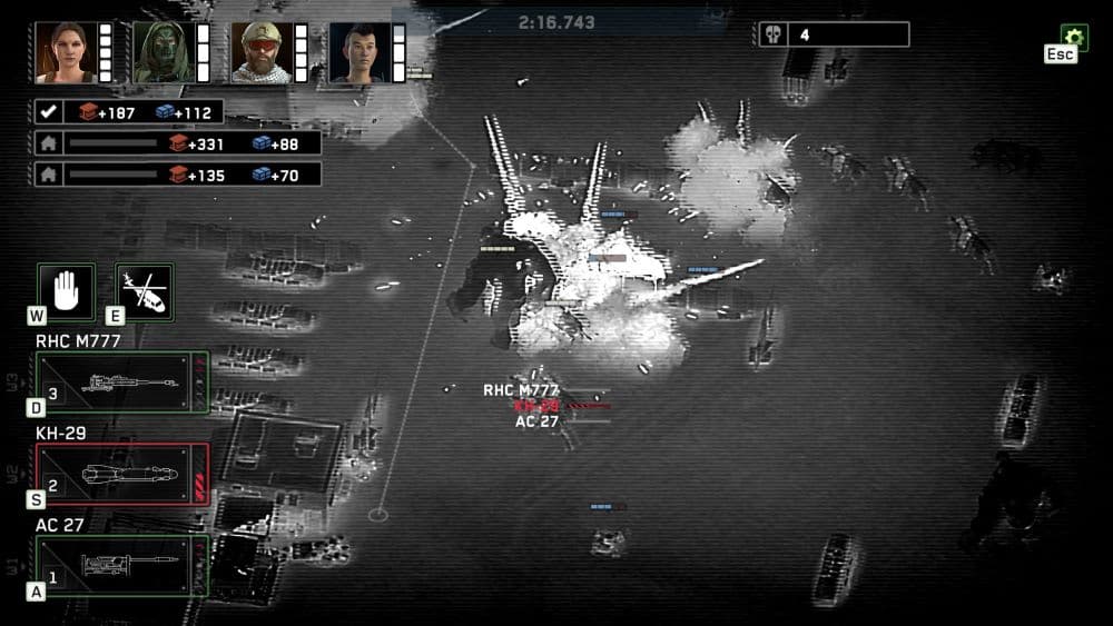 Zombie Gunship Survivalのゲーム画面